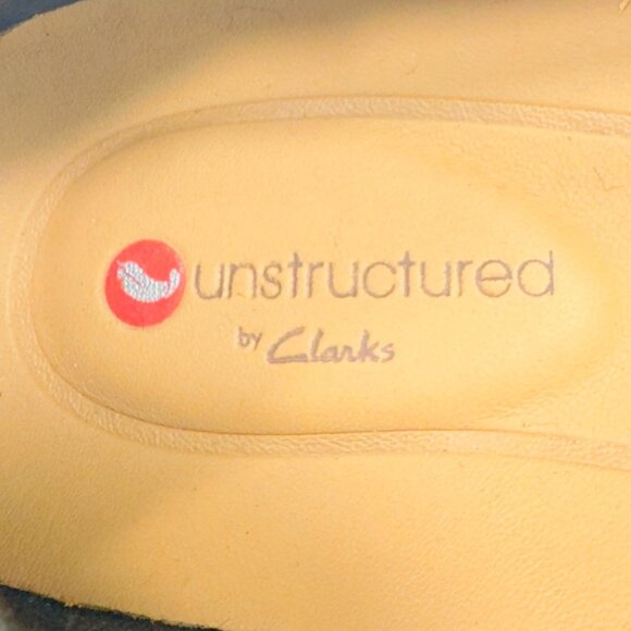 Clarks Womens Unstructured Patent Leather Black Loafers Size UK 4 / US 6.5 - Picture 6 of 9